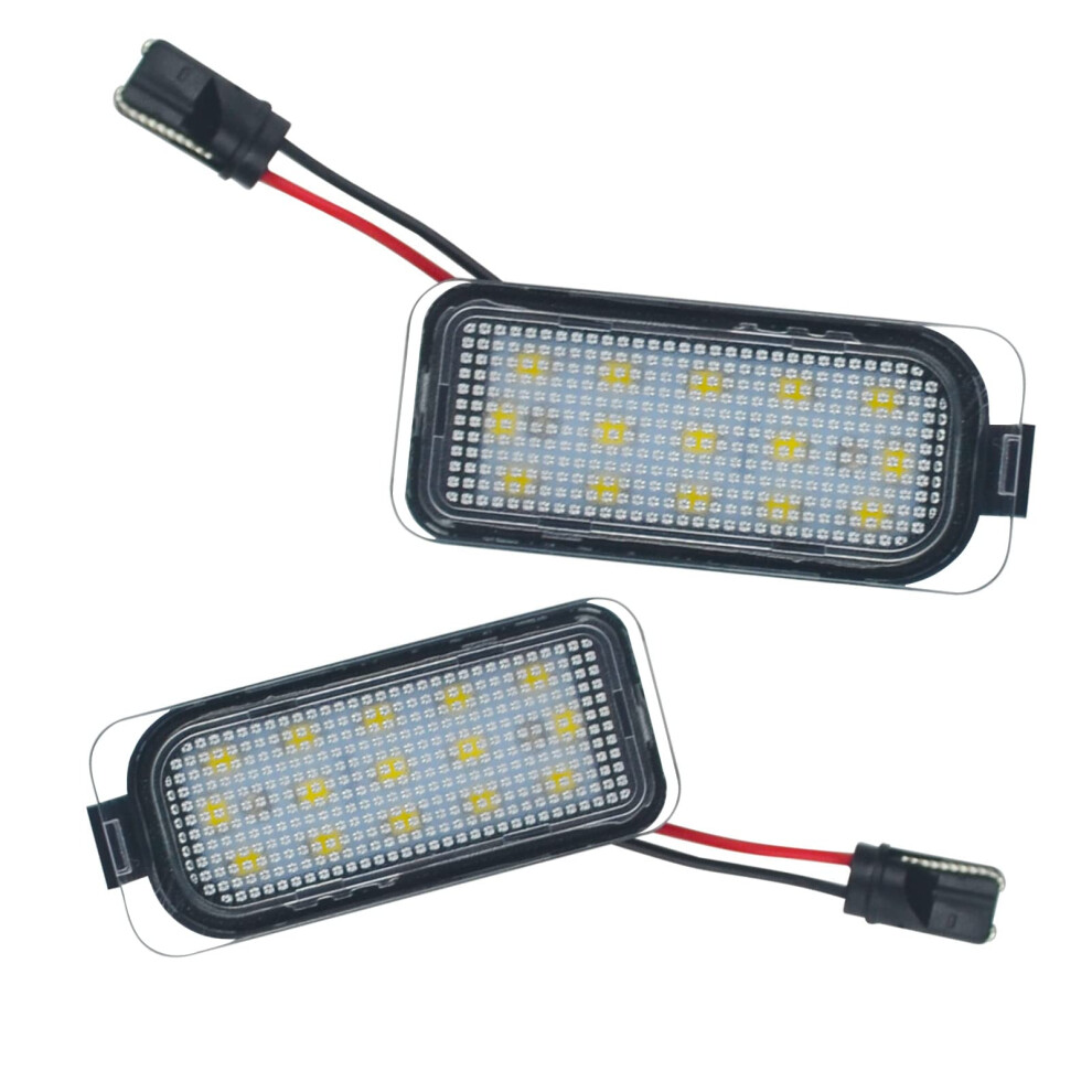 Fanpayy 2Pcs Licence Number Plate Lamp For Focus Mondeo Fiesta Kuga C-Max S-Max Galaxy Kuga Xj Xf 542119 Light 5051226509193
