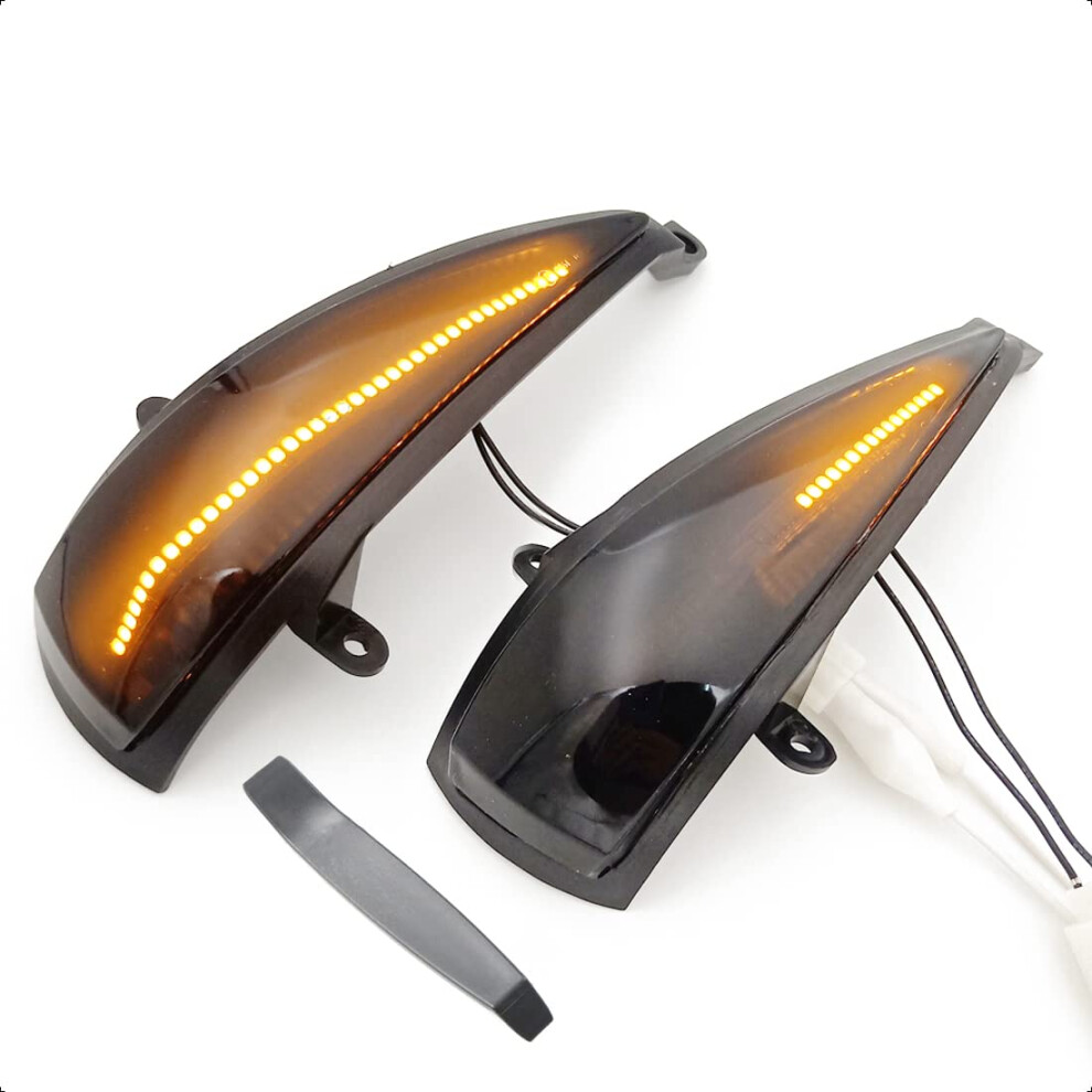 Cantondz Dynamic Led Turn Signal Wing Mirror Indicators Lamp Compatible With Honda Civic Mk8 2005-2012 Hatchback Type-S Type-R Light 5051226509483
