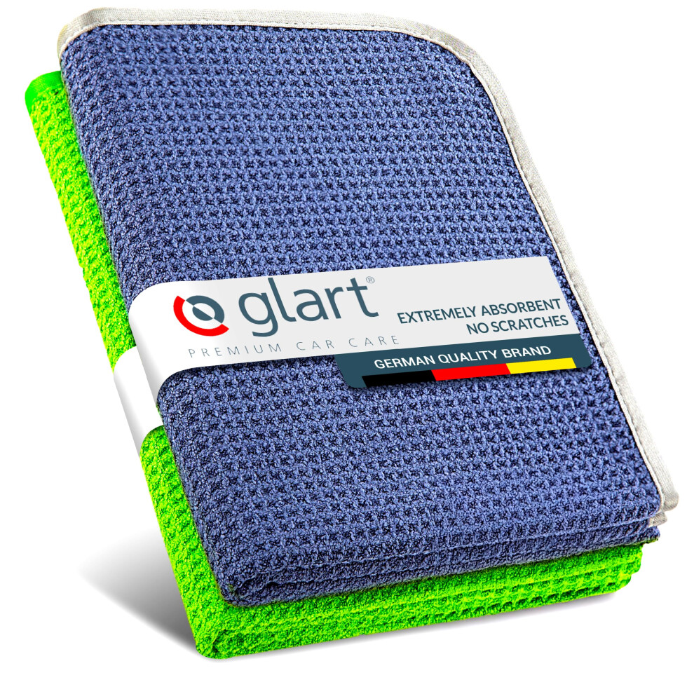 Glart 47Tg Microfiber Towels 2-Pack - Xxl Car Drying Towels 70X40 Cm - Absorbent, Lint-Free, Scratch-Free 5051226525605