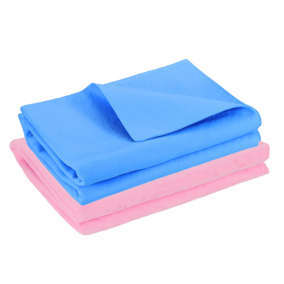 Sourcing Map 2 Pcs Shammy Cloth For Car Drying, 34 X 25 Inch Chamois Towel For Car Reusable Soft Shammy Towel Super Absorbent Towels For Suv Truck 5051226525049