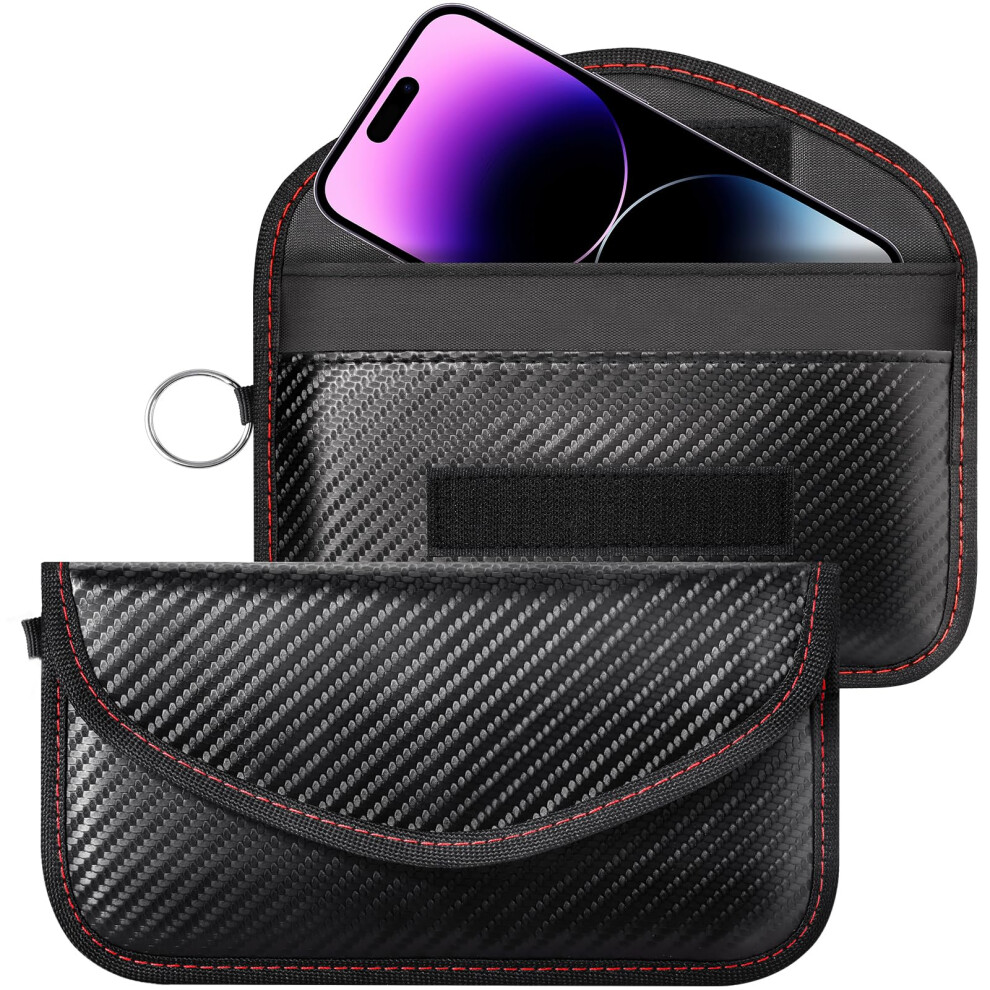 Faraday Pouch For Phone And Car Keys, Rfid Key Pouch Keyless Car Signal Blocker, Blocking Signal Keyless Entry Car Keys Case 5051226539985