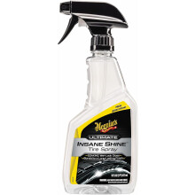 Meguiar’s Ultimate Insane Shine Tire Spray - Premium Tire Dressing that Delivers a Lasting High Gloss Wet Look and is Easy to Use; Advanced Tire Shi