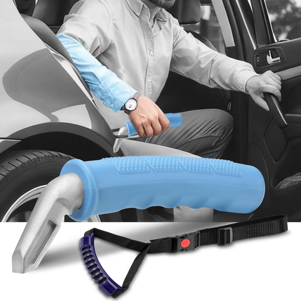 Ninemax Car Door Handle For Elderly Disabled, Assistance Support Portable Helping For Disability, Handly Car Handle Assist Mobility Aid Light/Blue 5051226500374