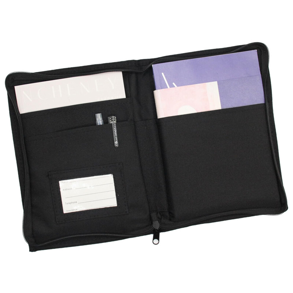 Colexy Multi-Purpose Car Document Storage Compartment Organizer Zipper Insurance Record Book Holder Case For Registration Of Cards, Licenses 5051226539565