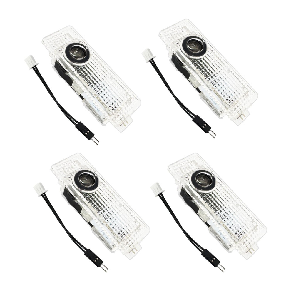 Krewua 4 Pcs Car Door Lights Entrance Lighting Accessories For 1 2 3 4 5 6 7 Series Car Door Logo Projector Lights For X1 X2 X3 X4 X5 X6 X7 5051226507335