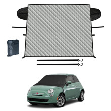 ZOIBV Windscreen Cover Winter, Foldable Extra Thick Windscreen Protector for VW ID.3/Fiat 500/Vauxhall Corsa/Peugeot 208 and Most Cars SUVs