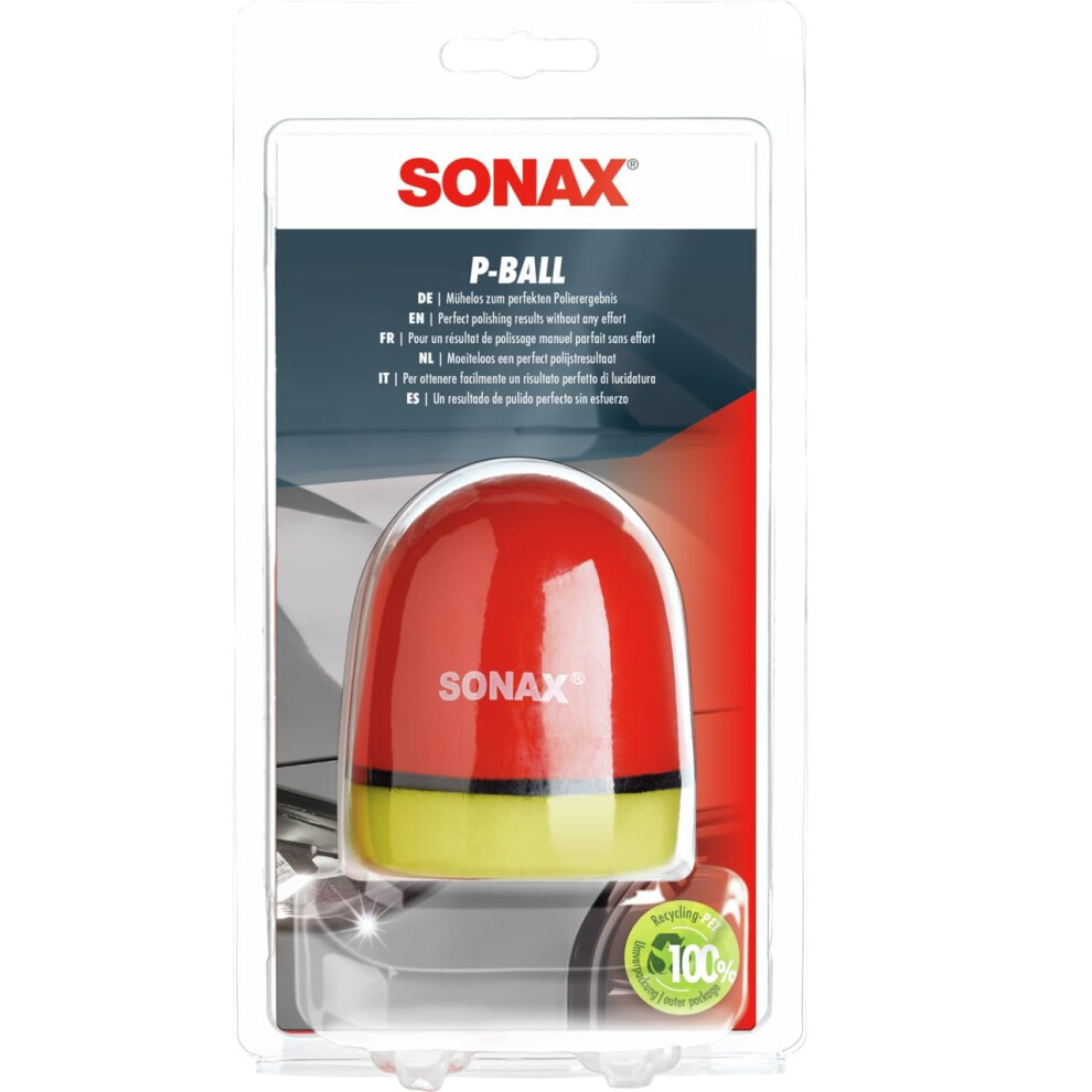 Sonax P-Ball (1-Piece) Perfect Polishing Results Without Any Effort | Art-Nr. 04173410 5051226517334