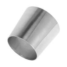 Motoforti Mandrel Exhaust Bend Elbow Concentric Reducer Car Exhaust Pipe Tubing Piping Adapter 2.5" OD to 3" OD 304 Stainless Steel Silver Tone