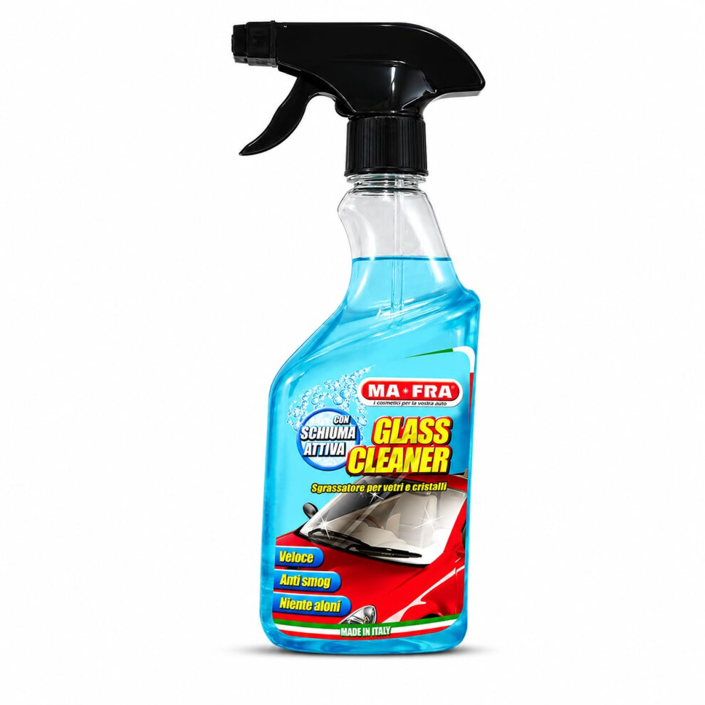 Ma-Fra, Glass Cleaner, Window And Glass Degreaser, Ideal For Cleaning Car Windows, Improves Driving Visibility, Removes Fingerprints And Smog Traces 5051226518768