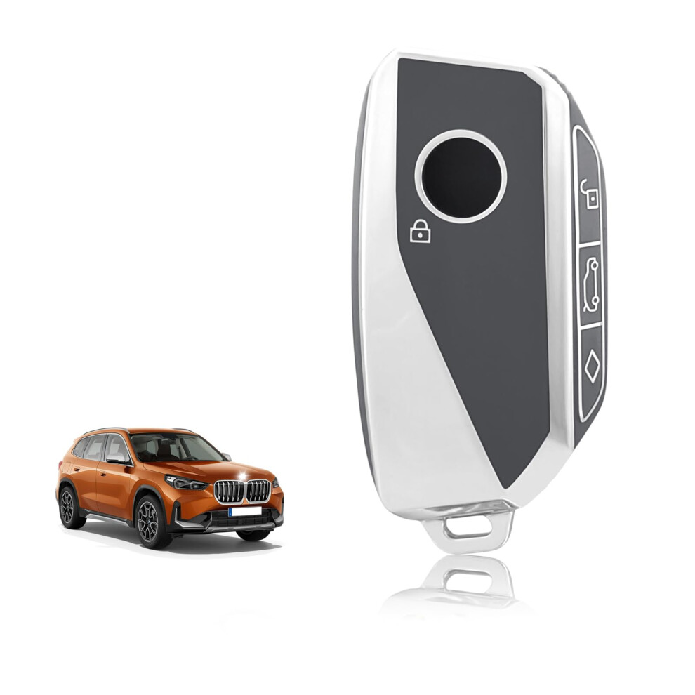 Toomume Car Key Cover Tpu, Car Key Case Fit For Bmw 2/3/5/7 Series U06 X1 U11 X2 U10 X4 X5 X6 X7 Xm Ix Ix1 I4 I5 I7 M3 M5 G05 G07 G70 G81 5051226536106