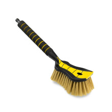 Tom PaR Car Wash Brush, Water Brush with Hose Connection, Car Wash Brush with Water Connection, Soft, Fine and Delicate Bristles, Comfortable Handle