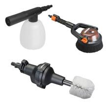 WORX WA4071 Hydroshot Auto/Boat Accessory Kit, Black