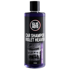 Glismoto Car Shampoo 500ml - Violet Heaven Fragrance | Luxurious, High-Foaming pH Neutral Formula | Gentle on Paintwork, Wax & Coatings for a Deep