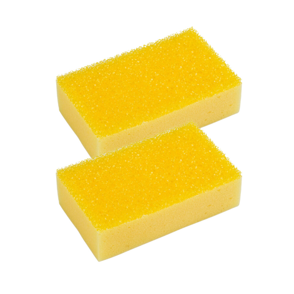 Tek Automotive Bug Shifter Sponge Twin Pack Â Non Scratch Soft Sponge With 5Mm Abrasive Layer, Ideal For Removing Bird Droppings & Insects 5051226528705