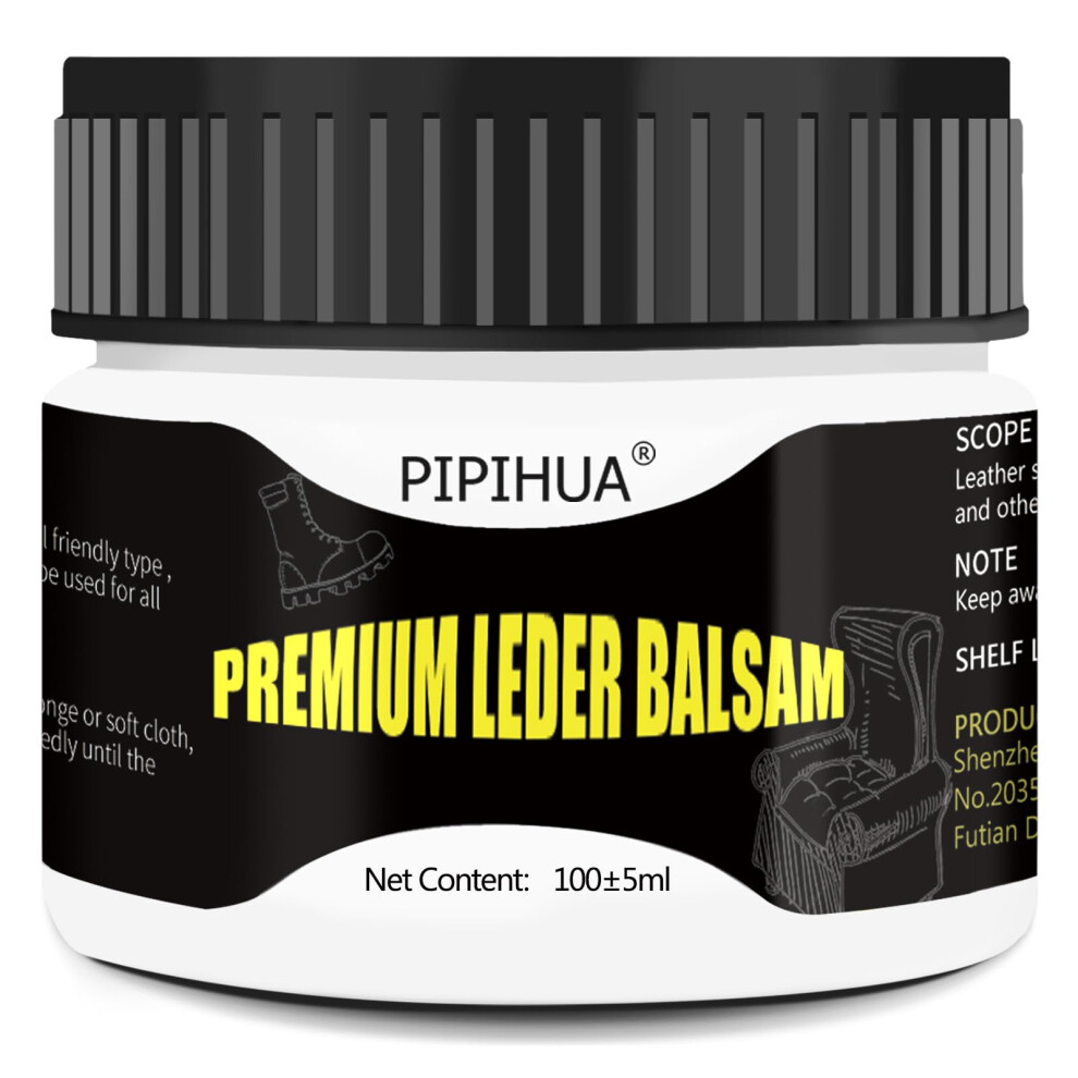 Pipihua Beewax Leather Conditioner Restorer And Polish, Natural Leather Cleaner Balm 5051226517471
