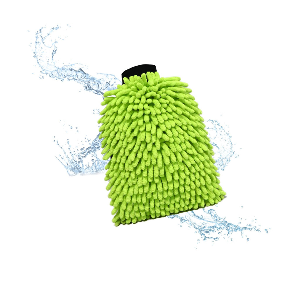 Du Life 3 In 1 Microfibre Noodle Mitt, For Interior & Exterior Car Cleaning, Soft And Streak Free Washing & Drying For Paintwork And Glass,Safer Than 5051226526558