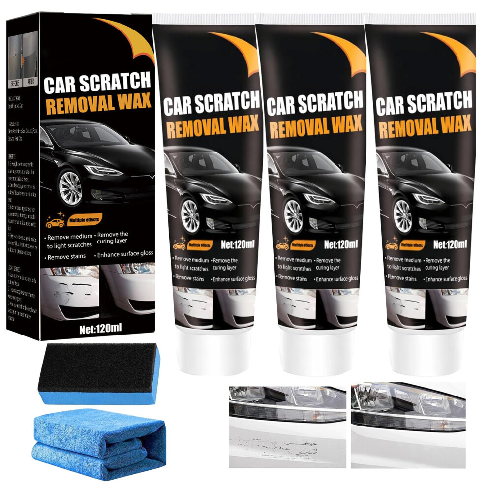 Scratch Removal Wax, 2026 New Car Scratch Remover, Car Scratch Repair Wax, Permanent Scratch, Swirl Marks And Scuff Removal 5051226523694