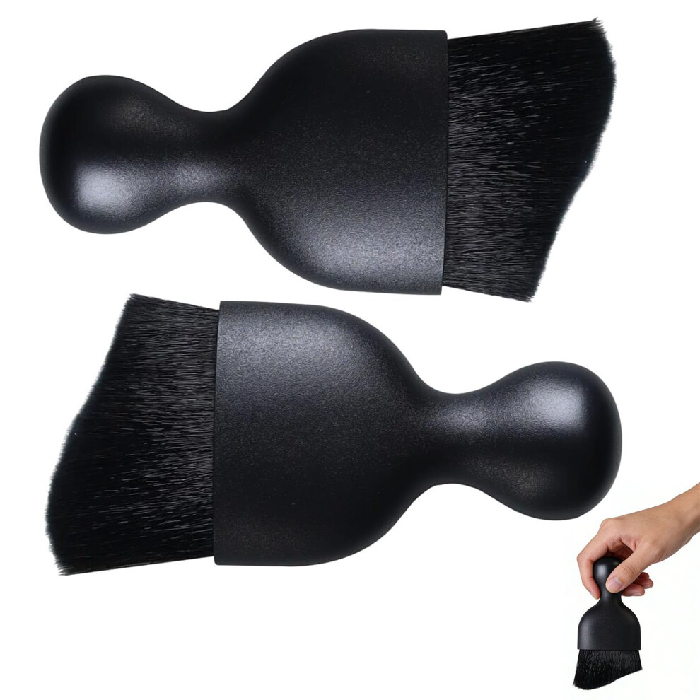 2Pcs Car Interior Cleaning Brush, Ultra Soft Detailing Brushes For Car Accessories Interior, Dashboard Duster & Air Vent Crevice Brush 5051226519307