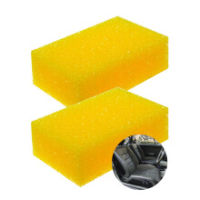 Tek Automotive Upholstery Sponge Twin Pack – Honeycomb Abrasive Sponges for Car Upholstery, Home, Rugs & Carpet Cleaning