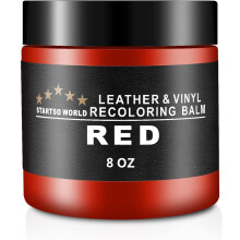 STARTSO WORLD Leather Recoloring Balm 200ml | Red Leather Repair Kit for Furniture, Leather Color Restorer for Couches | Leather Dye | Repair