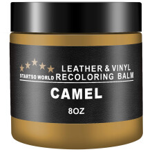STARTSO WORLD Leather Recoloring Balm 200ml | Camel Leather Repair Kit for Furniture, Leather Color Restorer for Couches | Leather Dye | Repair