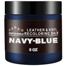 STARTSO WORLD Leather Recoloring Balm 200m | Navy Blue Leather Repair Kit for Furniture, Leather Color Restorer for Couches | Leather Dye | Repair