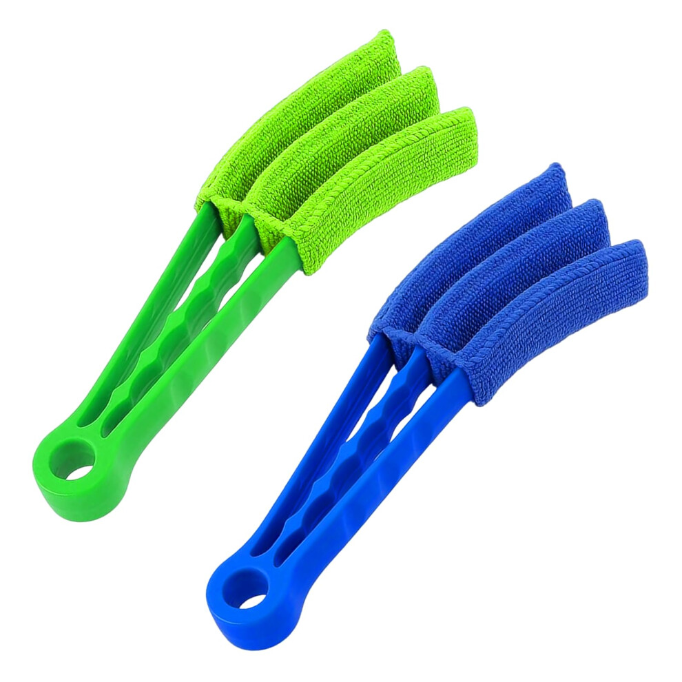 Venetian Blind Cleaner, 2 Pack Microfiber Blind Cleaning Brush For Window Slats, Wet And Dry Blind Duster, Washable Window Blind Cleaner For Air Cond 6963684390741