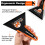 WRAPXPERT Window Tint Squeegee, 3 Pack Car Tint Tools Tri-Edge Corner Squeegee, Short Handle Tinting Squeegee for Windscreen 3