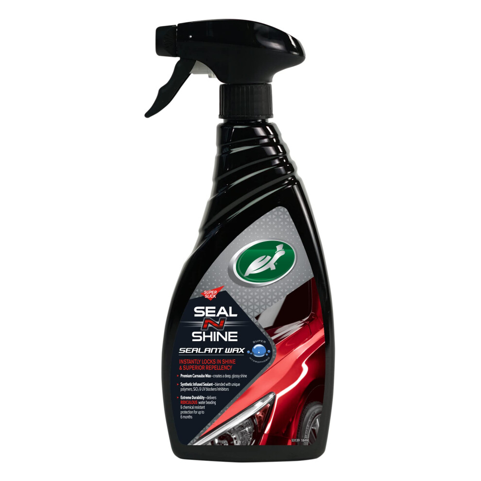 Turtle Wax Seal N Shine, Car Wax Sealant, High Gloss Shine, Insane Water Beading And Durable Paint Protection, Carnauba Wax Infused, For Paint 5051226523649