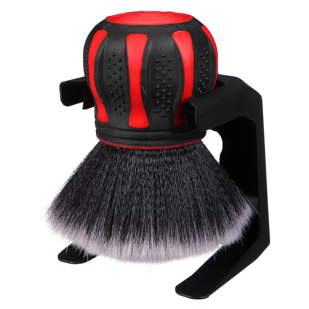 Sixtol Car Detailing Brush Ball | Large Soft Brush With Stand | Ergonomic Design | Silk Bristles | Universal Cleaning Tool 5051226519291
