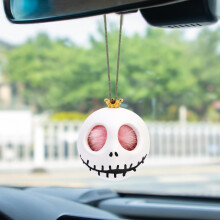 Cool Swinging Skull Car Pendant,Cute Flying Ghost Car Interior Hanging Accessories Rear View Mirror Skeleton Car Rearview Mirror Hanging Ornament