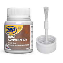 Zep Rust Converter and neutraliser with a brush for easy application | Rust inhibitor | Rust converter for cars | Rust converter for metal | Car rust