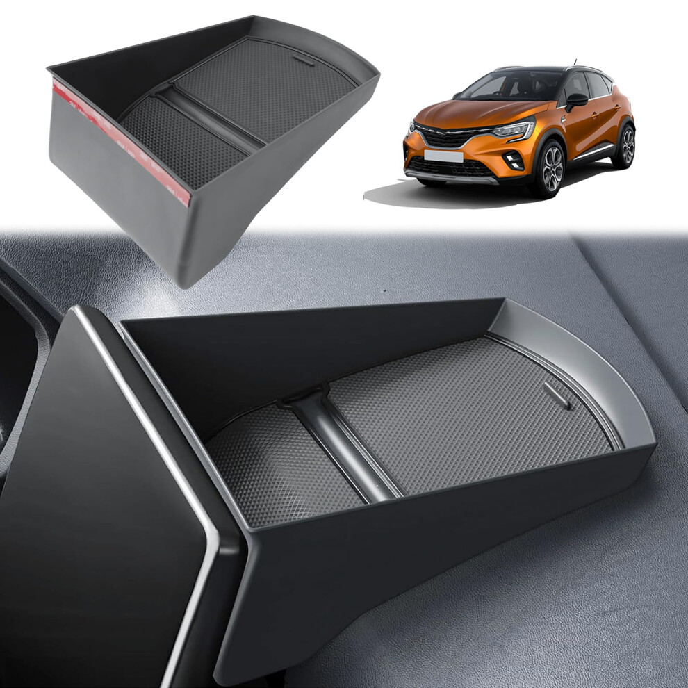 Gafat Compatible With Renault Captur 2 Hybrid E-Tech 2020-2024 9.3 Inch Centre Console Storage Box 5051226539084