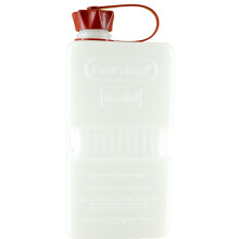 FuelFriend-PLUS CLEAR 1.5 liters - small Petrol Can Mini Reserve Canister - perfect for motorcycles, cars and more