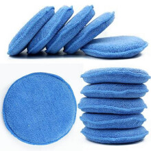 WINOMO 10pcs Car Wax Applicator Microfibre Applicator Pads Demister Pad Microfiber Wax Applicator Waxing Polish Wax Foam Sponge Applicator Pads Cars