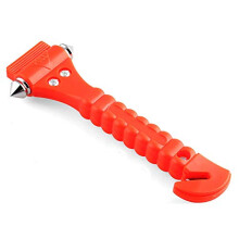 Komonee Car Safety Glass Hammer Emergency Window Break Escape and Seat Belt Cutter Tool Saving Survival Kit (Pack Of 3)