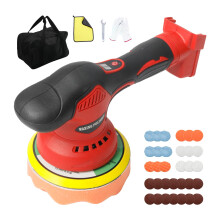 luolety Cordless Car Buffer Polisher for Milwaukee, 6 Inch Brushless Car Polishing Machine Kit