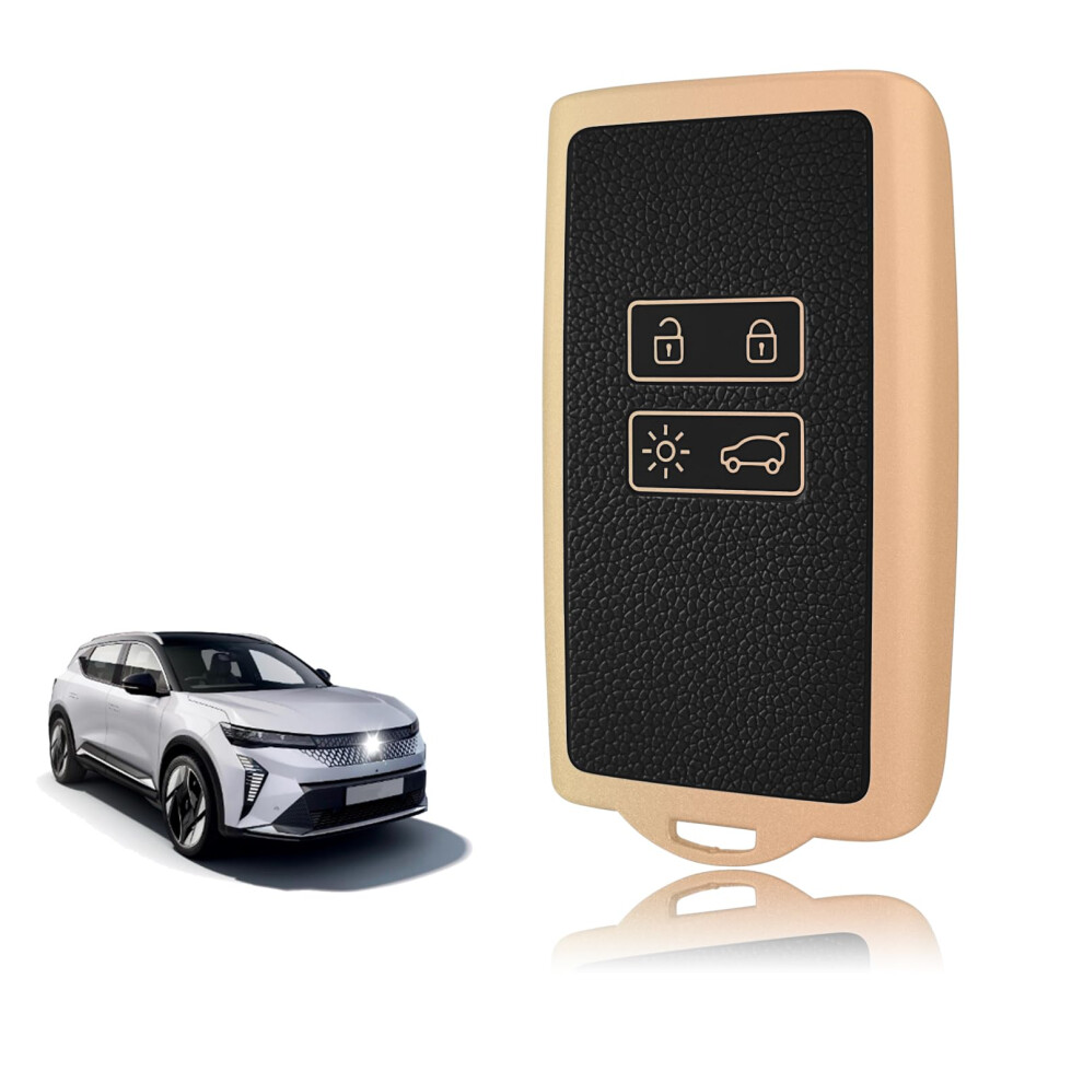 Toomume Car Key Cover Silicone, Key Fob Case Fit For Renault Captur Clio Kadjar Megane Arkana Austral Zoe Scenic Talisman Dacia Duster 5051226545511
