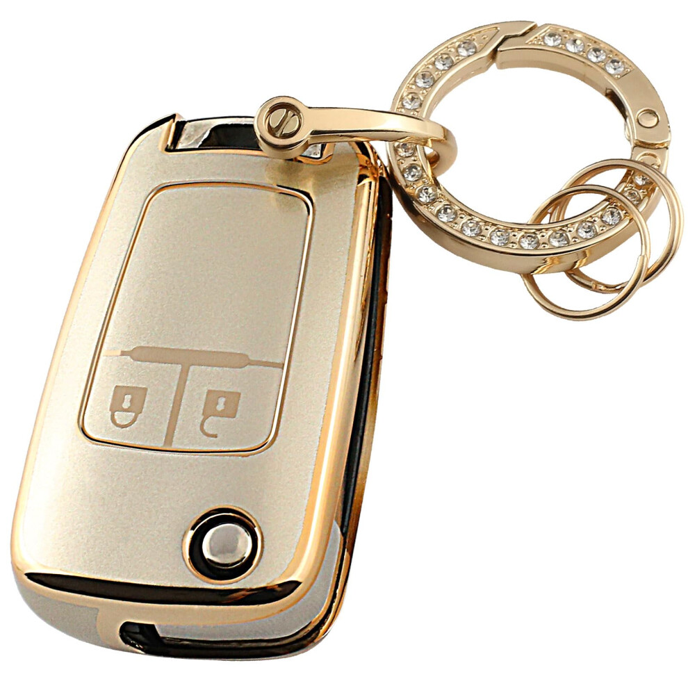 Qiulifan Key Cover For Vauxhall Opel Insignia Astra Corsa Mokka Meriva Zafira Adam Movano Chevy Aveo Matiz Cruze Captiva Spark Orlando Trax Tpu Key 5051226543746