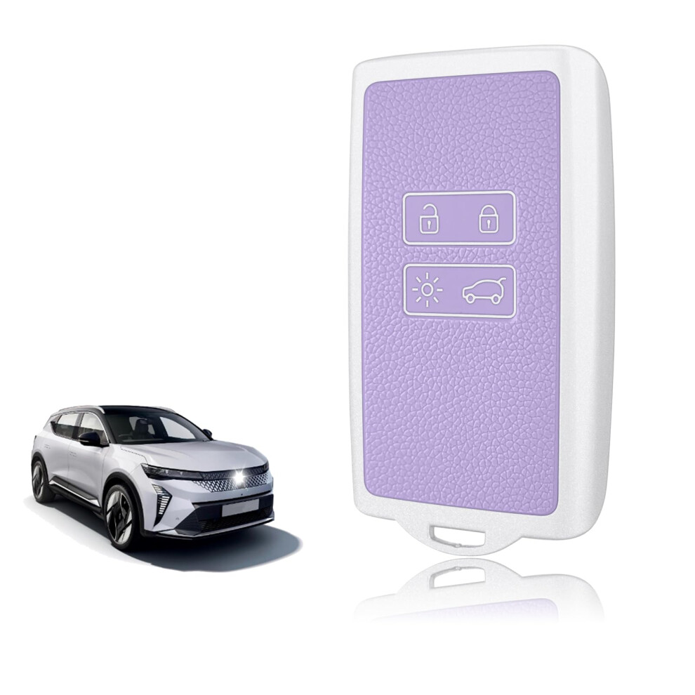 Toomume Car Key Cover Silicone, Key Fob Case Fit For Renault Captur Clio Kadjar Megane Arkana Austral Zoe Scenic Talisman Dacia Duster 5051226546129