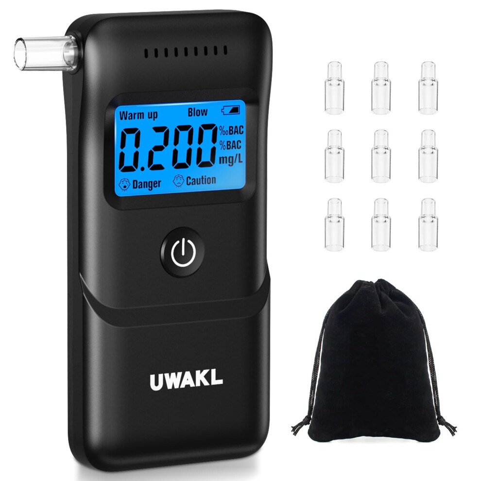 Breathalysers Alcohol Breathalyzer Tester Kit: High Accuracy Breathalyser With Digital Lcd Screen 5051226533907
