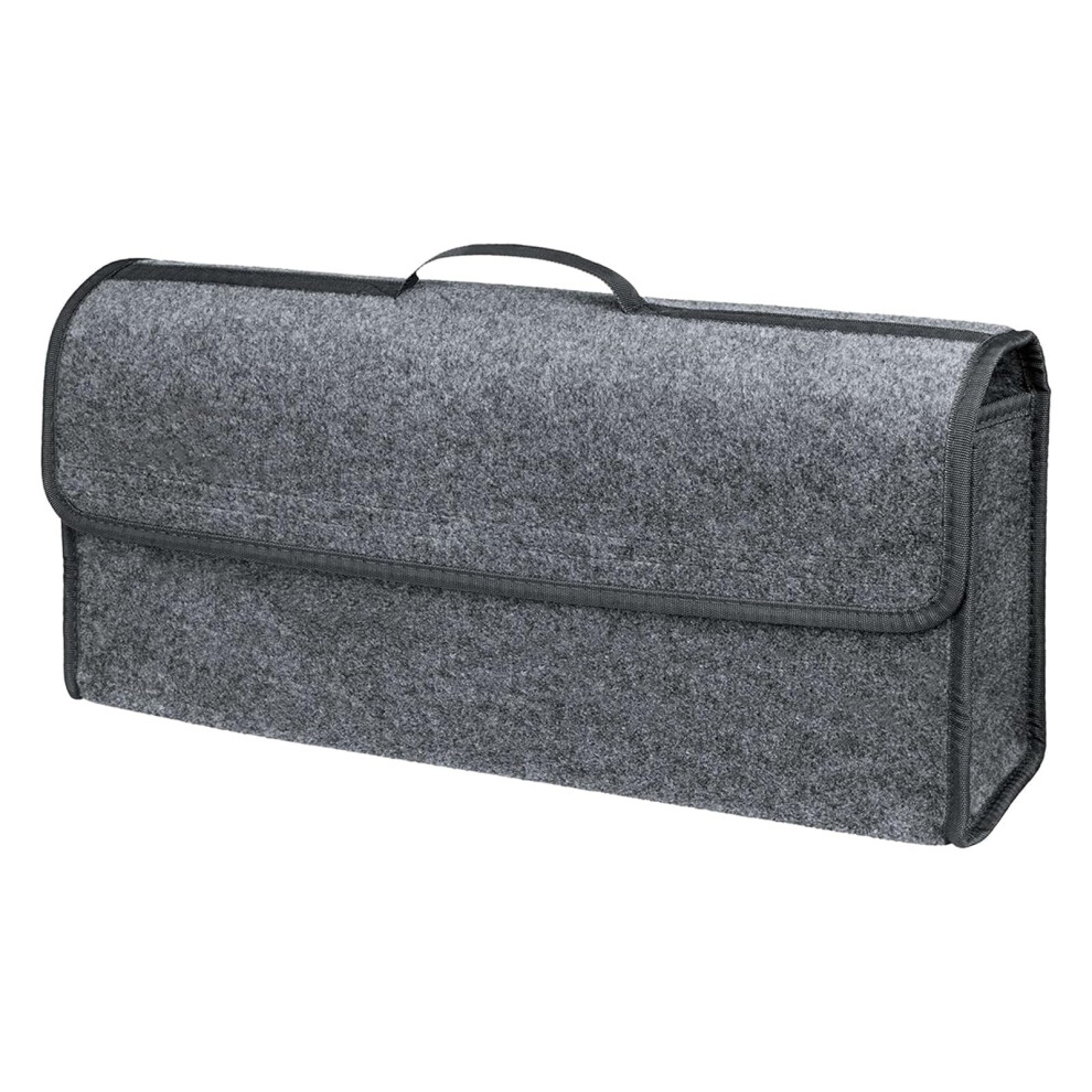 Vbgurr 1Pc Car Boot Organiser, Boot Organiser Car With Lid Foldable For Storage Auto Tools & Interior Declutter - Suitable For All Vehicles (Gray) Gray 5051226539923