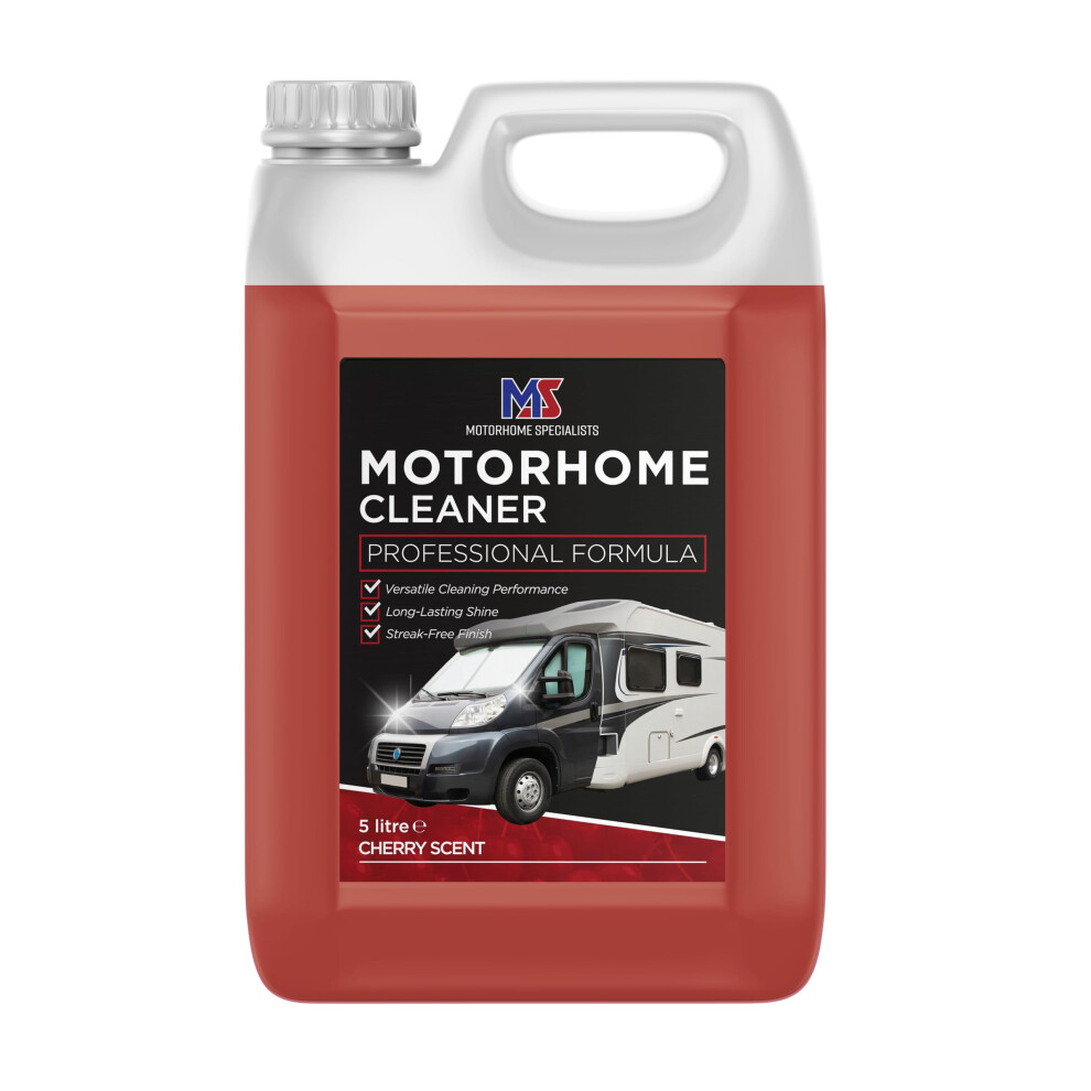 Motorhome Specialists - Motorhome Cleaner 5L - Professional Exterior Surface Cleaner For Motorhomes, Caravans & Campervans - Removes Dirt, Grime 5051226517914