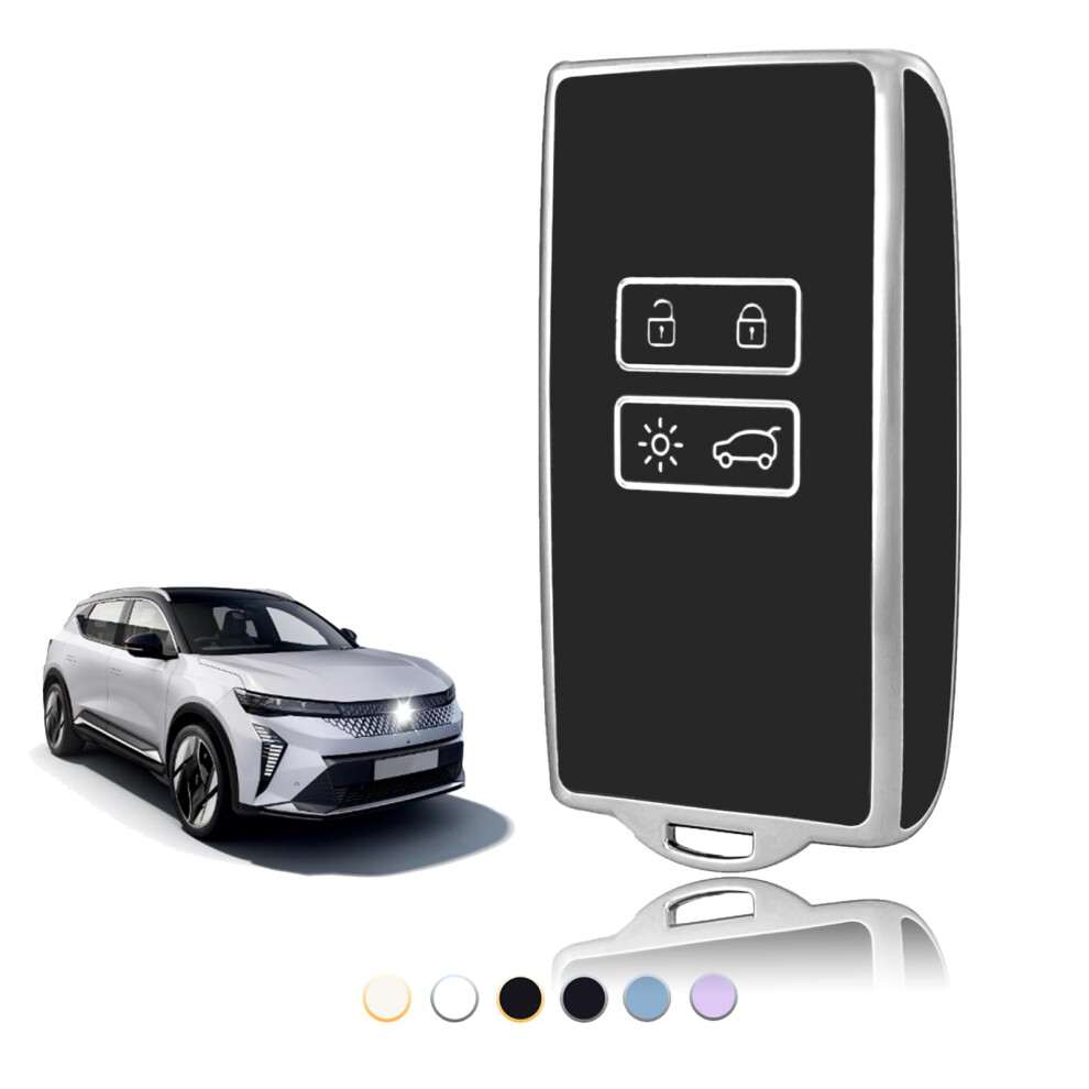 Toomume Car Key Cover, Tpu Case For Renault Megane, Clio, Zoe, Dacia Duster - Protective Key Fob Cover 5051226547034