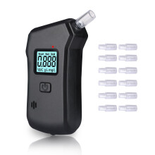 Yomshi Breathalysers, Professional Grade-Accuracy Alcohol Breathalyzer with LCD Digital Display