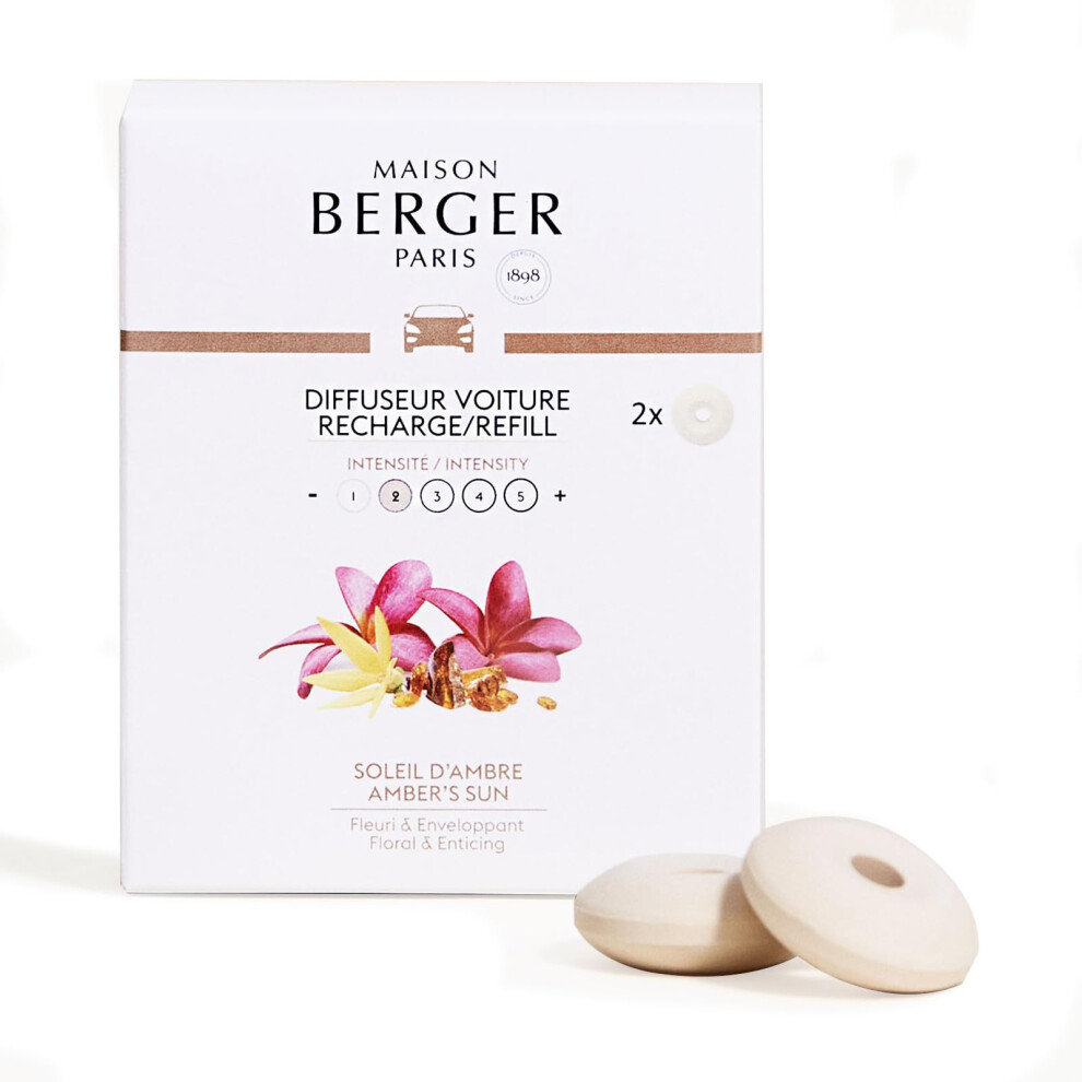Maison Berger Car Fragrance Refill Sunny Amber 5051226531262