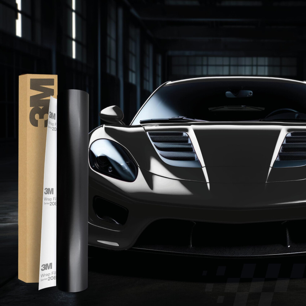 3M 2080 Car Wrapping Film, 30 X 152 Cm, Self-Adhesive Paint Protection Film For Car, Motorcycle, Boat, 3D With Air Channels, For Covering 5051226529573