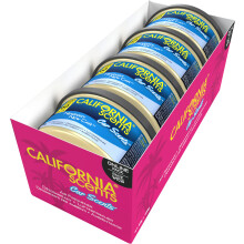 California Scents, Car Air Fresheners Can, Newport New Car Scent, Pack of 4, Strong Adjustable Long-Lasting Fragrance, Eliminates Odour