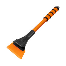 BEEWAY Ice Scraper - Car Essentials for Winter, Wide 13cm TPU Blade - Efficency and No Scratches Ice Snow Frost Removal for Windscreen and Windows