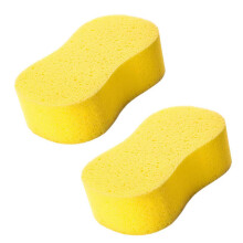 2Pcs Jumbo Sponges, Jumbo Car Wash Sponges, Super Absorbent Car Sponge Washing Windows and Anti Scratch Technology For Wheels